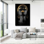 Unframed African Woman Canvas Painting - UnequelyUs