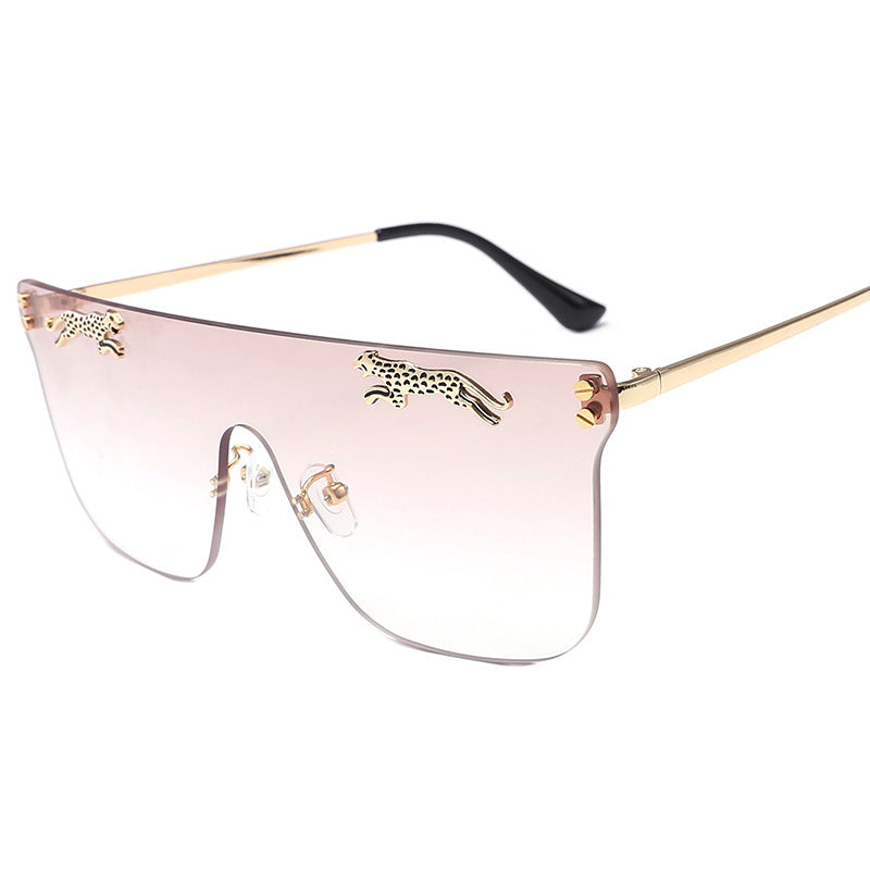 Frameless Leopard Vintage Sunglasses - UnequelyUs