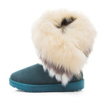 Ladies Faux Fur Snow Boots - UnequelyUs