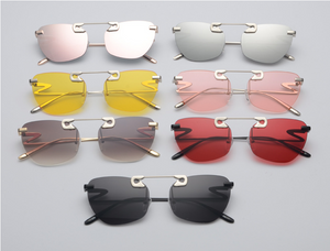 frameless sunglasses
