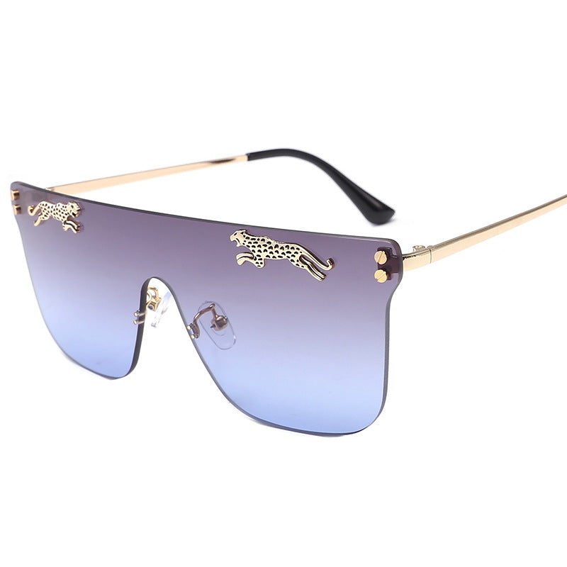 Frameless Leopard Vintage Sunglasses - UnequelyUs
