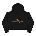 Moscato Questions Crop Hoodie