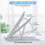 Durable Portable Foldable Notebook Laptop Holder Stand Bed Tray Cooling Rack
