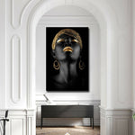 Unframed African Woman Canvas Painting - UnequelyUs