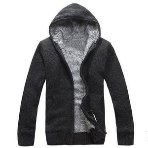 Men's Cardigan Hooded Sweater - UnequelyUs