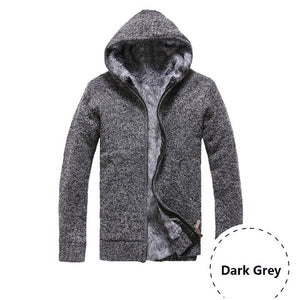 Men's Cardigan Hooded Sweater - UnequelyUs