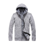 Men's Cardigan Hooded Sweater