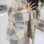 Women's Winter Plaid Jacket - UnequelyUs