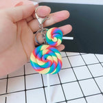 Rainbow Lollipop Keychain - UnequelyUs
