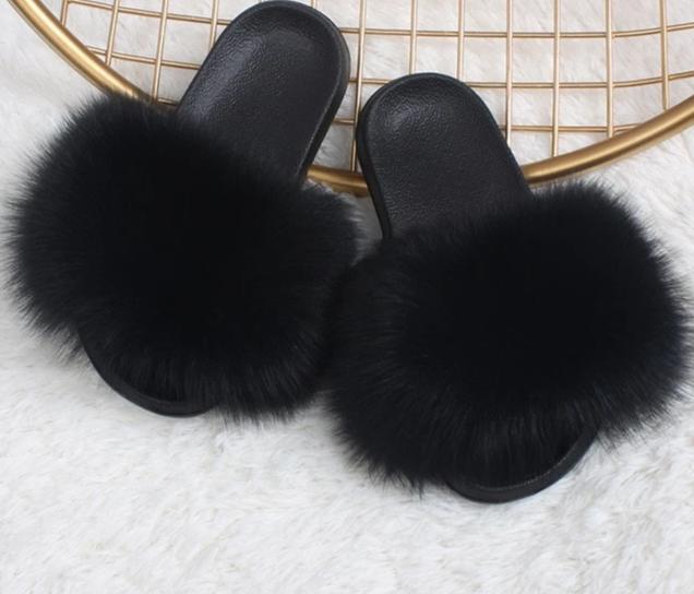 Women's Fashionista Fur Slides - UnequelyUs