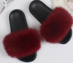 Women's Fashionista Fur Slides - UnequelyUs