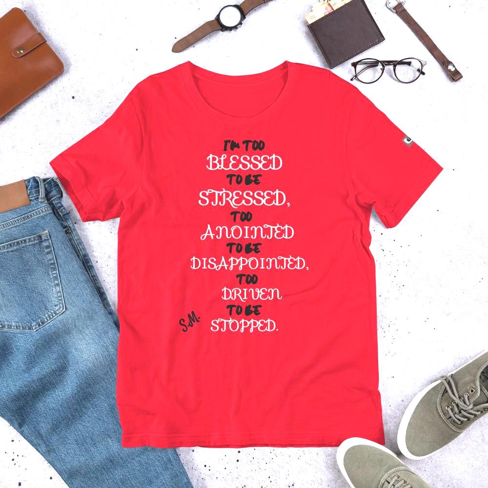 Anointed Red Unisex T-Shirt - UnequelyUs