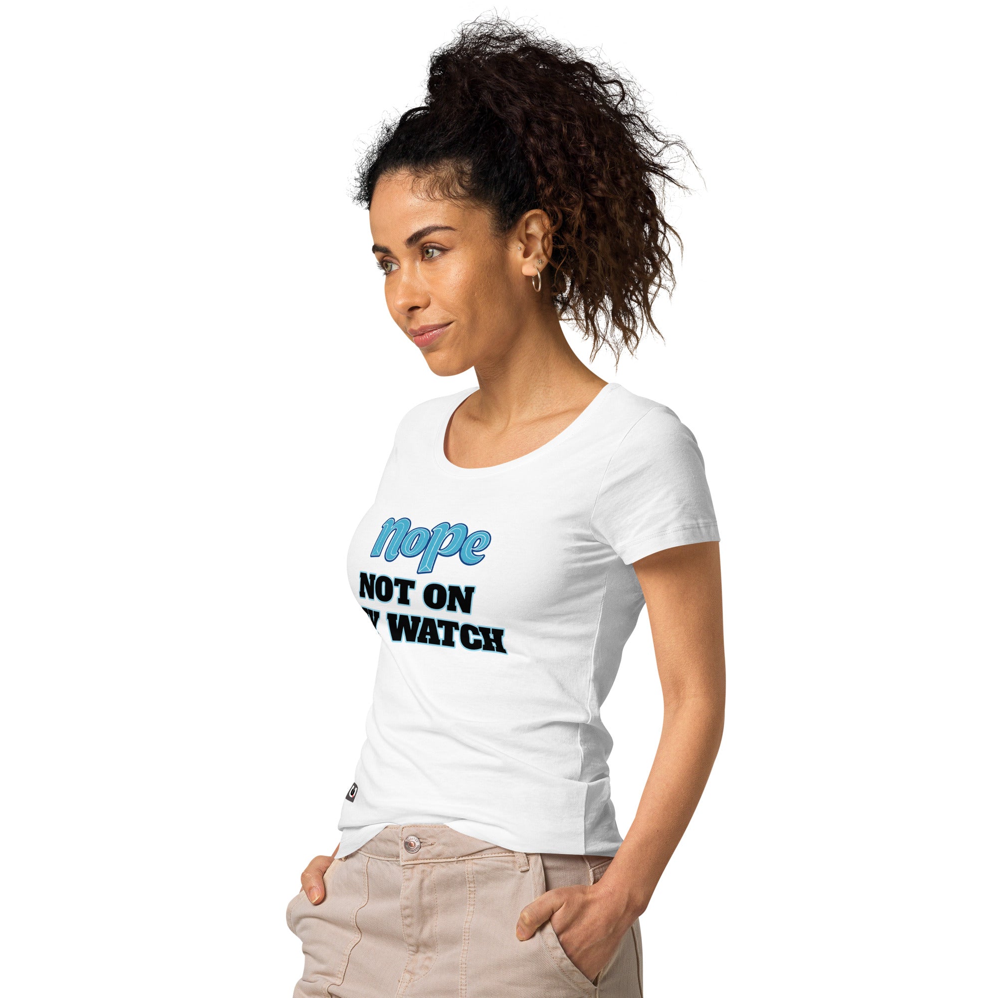 Women’s Nope Not Today Basic Organic T-Shirt - UnequelyUs